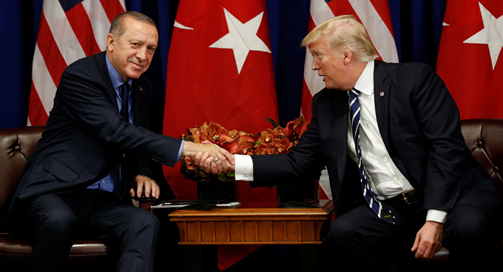 أول لقاء بين ترامب وأردوغان بعد الإفراج عن القس الأمريكي