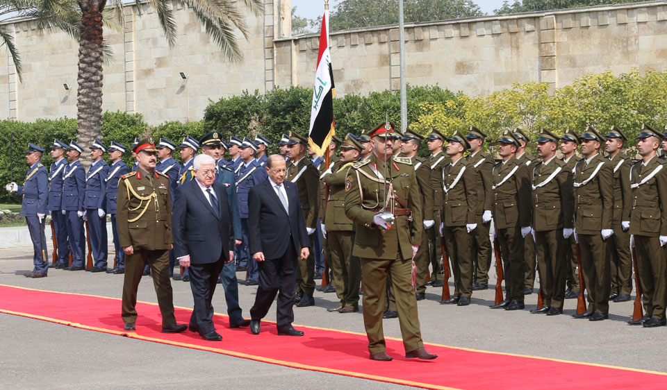 معصوم وعون يؤكدان أهمية دحر الارهاب نهائياً من اجل استقرار وسلام المنطقة