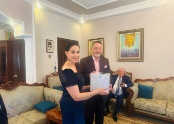 رئيسة جمعية الاخاء الاردنية العراقية تحتفي بالدكتور محمد البلداوي