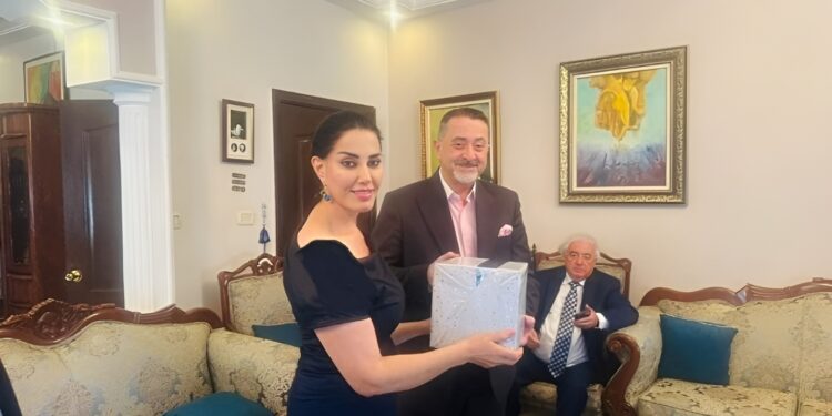 رئيسة جمعية الاخاء الاردنية العراقية تحتفي بالدكتور محمد البلداوي