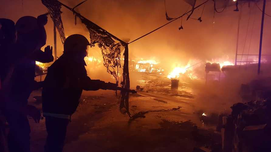 بعد حريق “ابن الخطيب”شهد شارع العيادات الطبية في مدينة تكريت حريقا كبيرا آخر و خبراء يحذرون من إهمال في “كل مستشفيات العراق”