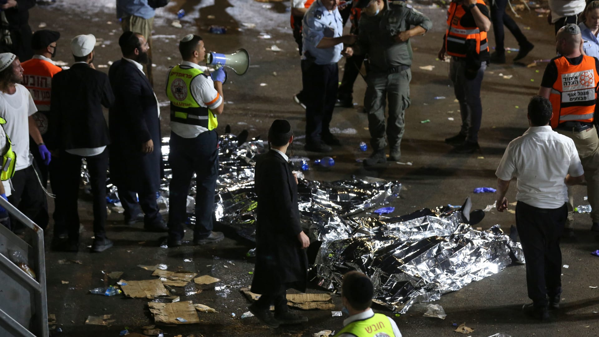 إسرائيل: مصرع 45 شخصا وإصابة نحو 100 باحتفال عيد الشعلة