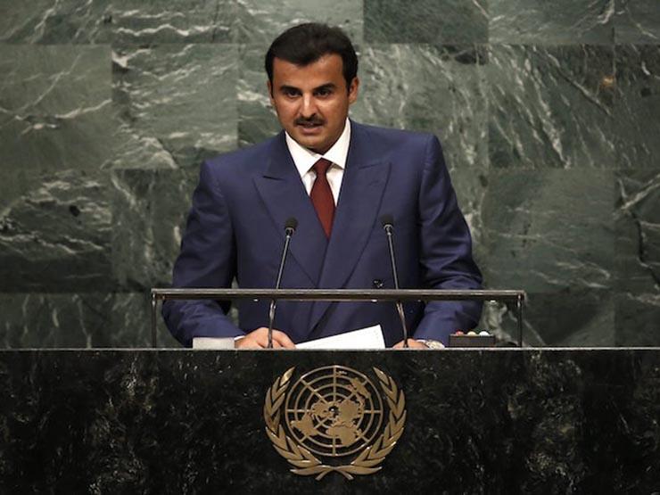 أمير قطر يصف الحصار على بلده بانه انتهاك صارخ للقانون الدولي وقيم شعوب المنطقة وأعرافها