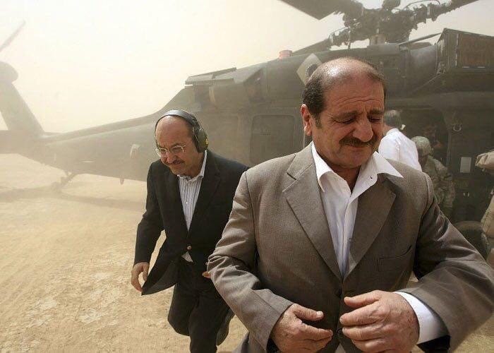 عاجــــــــل … وصول برهم صالح الى بغداد على متن مروحية أمريكية