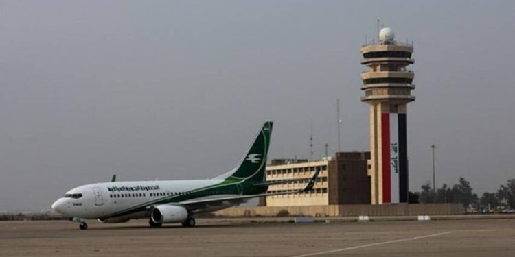 إيقاف الحركة الملاحية في مطار بغداد الدولي بسبب الأحوال الجوية