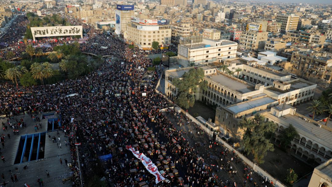 “انتفاضة العراق”.. توافد “غير مسبوق” إلى ساحة التحرير