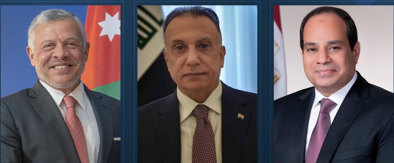 الكاظمي يُعلن تأجيل القمة الثلاثية في بغداد بين العراق والأردن ومصر.