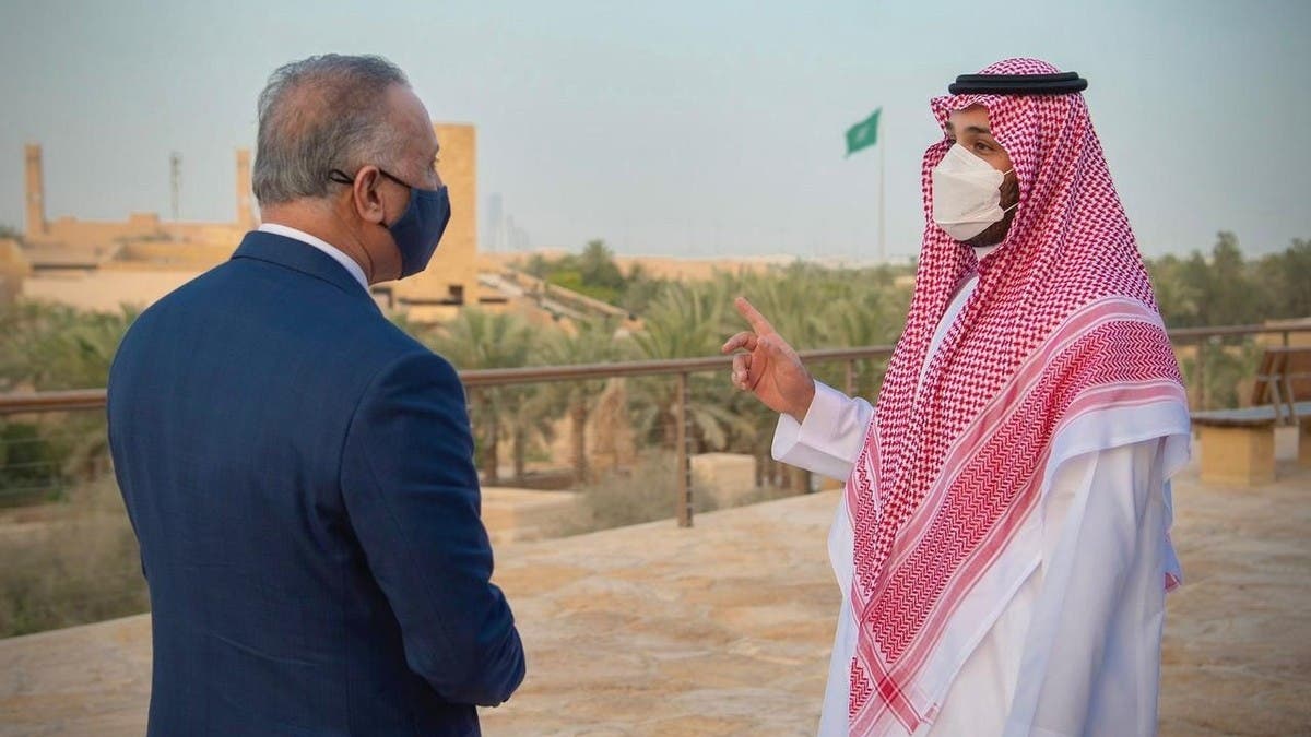 ولي العهد السعودي يهنئ الكاظمي بمناسبة مئوية الدولة العراقية