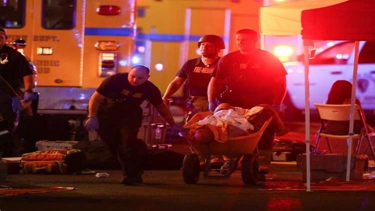 مقتل اكثر من 50 شخصا على الأقل وإصابة 100 بإطلاق نار في لاس فيغاس