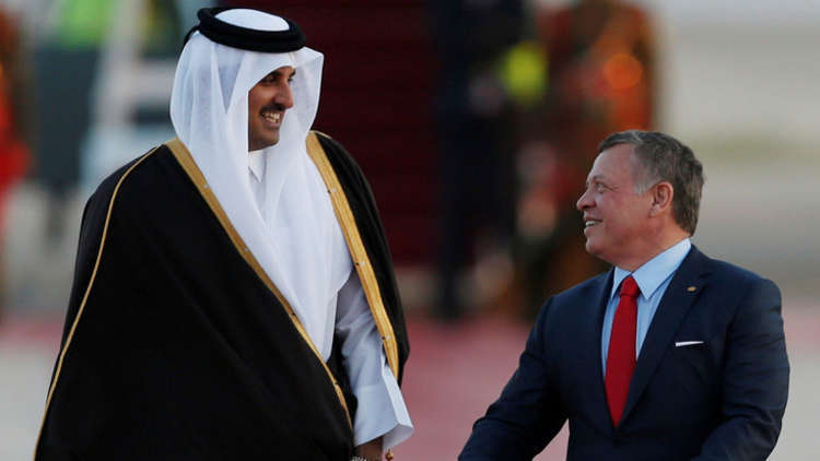 أمير قطر: نؤيد أي إجراءات تتخذها الأردن من أجل حماية أمنها