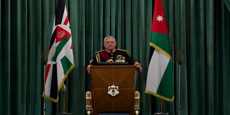 العاهل الأردني: ⁧الأردن⁩ سيبقى منصبا على الدفاع عن القضية الفلسطينية