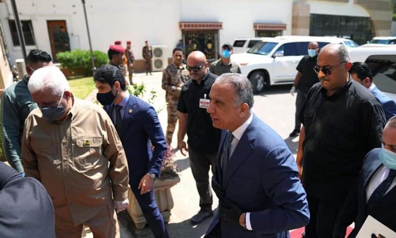 مصدر يكشف تفاصيل زيارة الكاظمي غير المعلنة لمقر الحشد