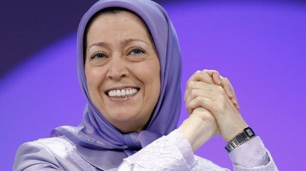 مريم رجوي… انزال صور المرشد الايراني يوضح ارادة الشعب على اسقاط النظام