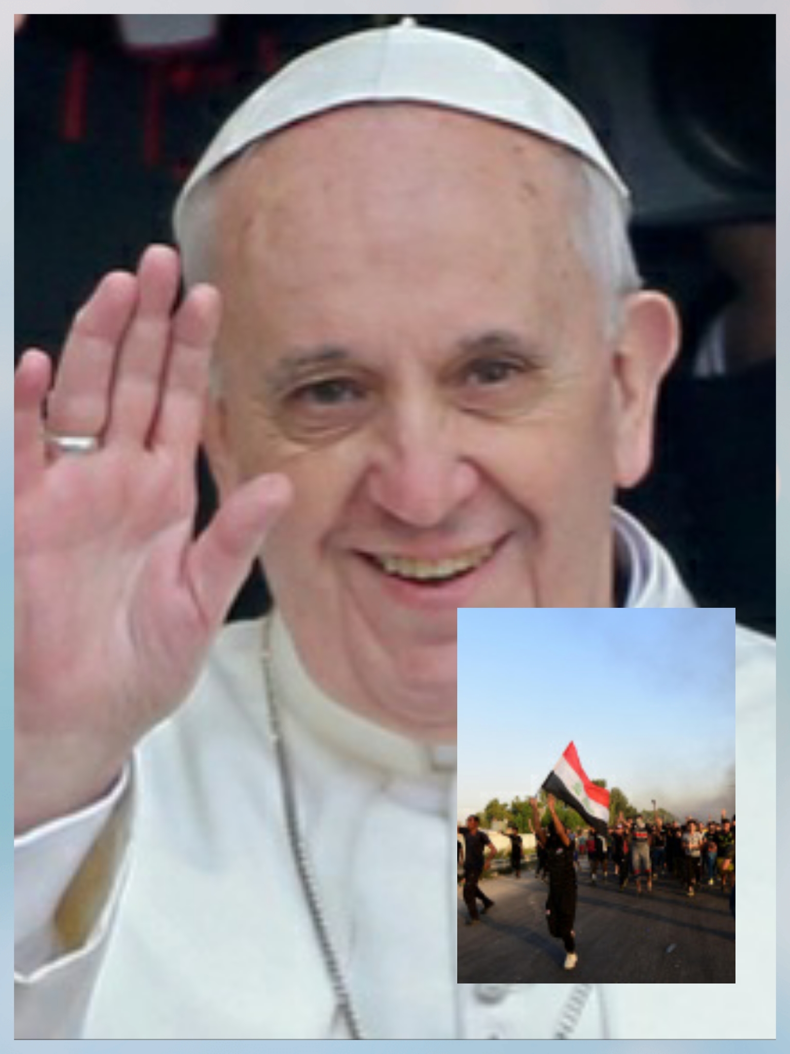 ثوار تشرين يبعثون رسالة مفتوحة لقداسة البابا فرانسيس “بابا الفاتيكان”