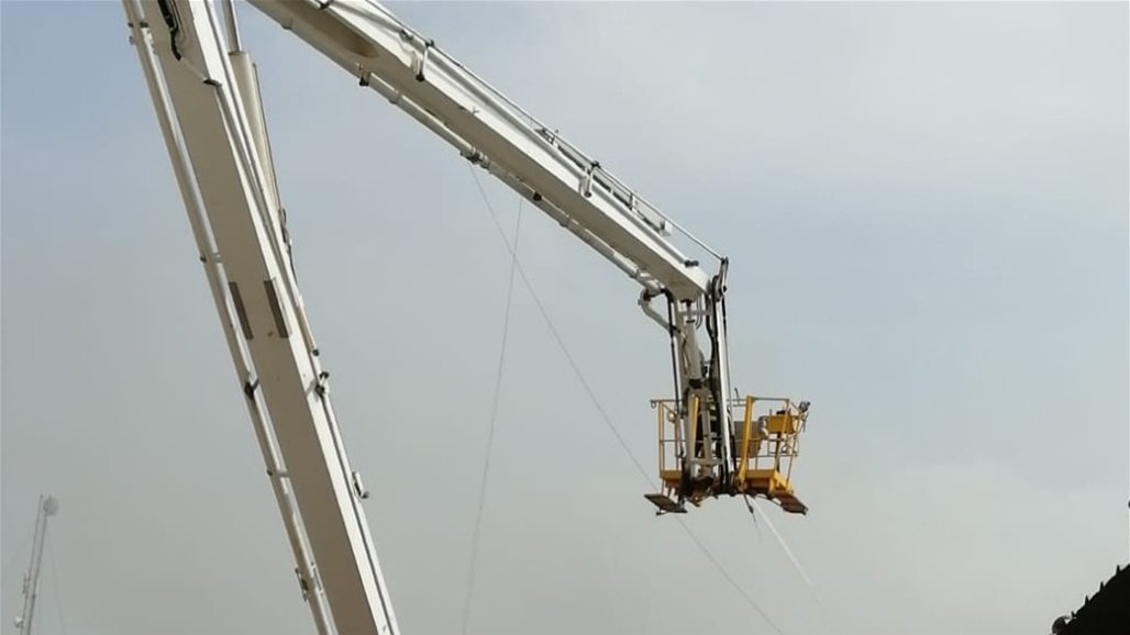 بالصور: النيران تلتهم مخازن بيع الجملة للمواد الغذائية في ميسان