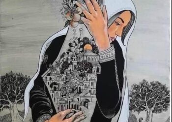 “الشعب الذي لايقهر”… طفل فلسطيني مقطع الاوصال يقوي عزيمة والده