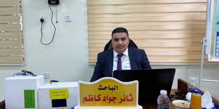 مناقشة رسالة ماجستير حول تصميم عداد طاقة ذكيًا يعمل لاسلكيا مع مركز السيطرة