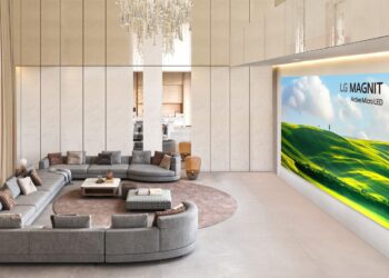 (LG) تكشف عن حقبة جديدة من سينما المنازل الفاخرة مع شاشة LG MAGNIT Active Micro LED.