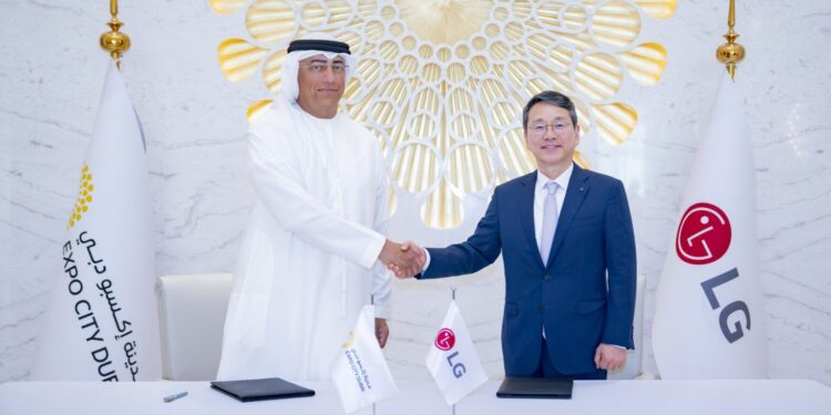 تعزز إل جي حضورها في الشرق الأوسط بشراكة استراتيجية في مجال المدن الذكية بدبي