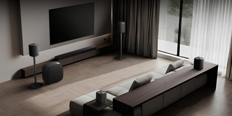 مجموعة إل جي الصوتية: أول نظام صوتي في العالم بتقنية مكبرات الصوت Dolby Atmos FlexConnect   