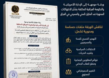 مركز الرافدين الدولي للعدالة وحقوق الإنسان يضع أمام العالم مأساة العراقيين