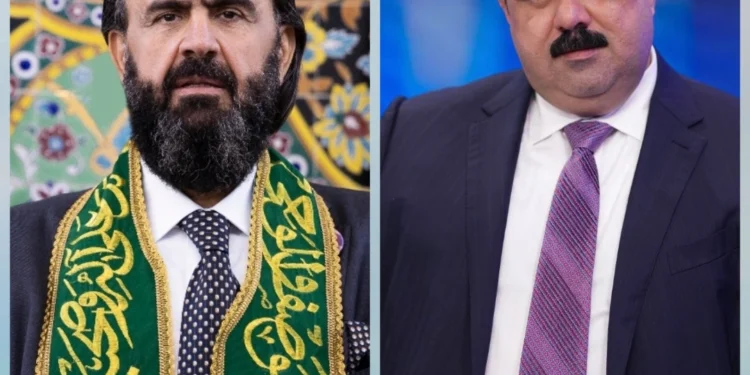 سماحة الشيخ شمس الدين محمد نهرو محمد الكسنزان يتلقى برقية مواساة من رئيس تحالف العزم “مثنى السامرائي”