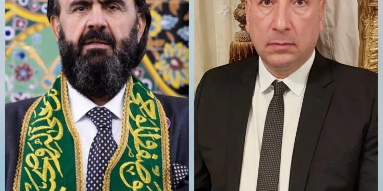 نقيب صيادلة مصر يقدم واجب العزاء وجاهيا لسماحة الشيخ شمس الدين محمد نهرو الكسنزان بوفاة نجله “محمد”