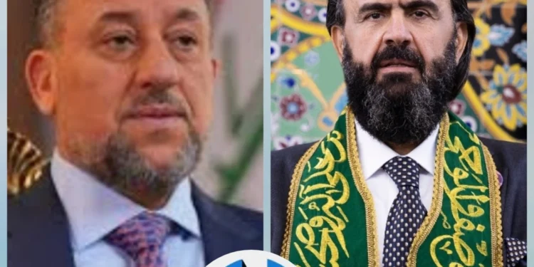 الشيخ خميس الخنجر يبعث برقية مواساة لسماحة الشيخ شمس الدين محمد نهرو محمد الكسنزان لوفاة نجله “رحمه الله”