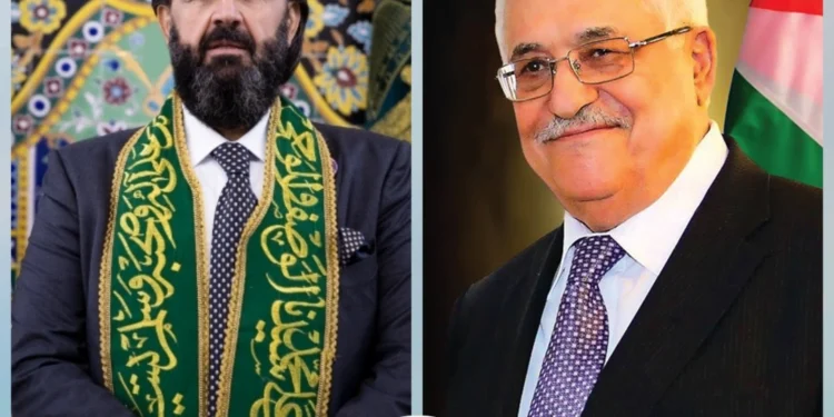 “نيابة عن الرئيس الفلسطيني محمود عباس” وفد كبير يقدم واجب العزاء لسماحة الشيخ شمس الدين نهرو الكسنزان