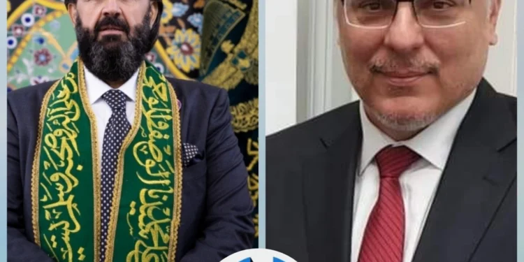 سفير العراق في لندن “جعفر الصدر” يعزي سماحة الشيخ شمس الدين محمد نهرو الكسنزان لوفاة نجله