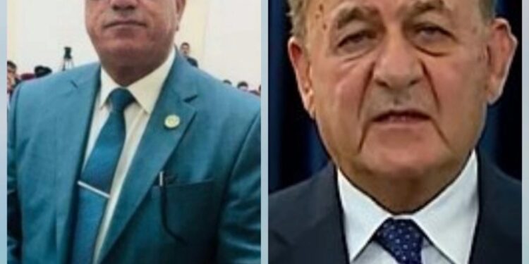 مواطن انباري يخاطب رئيس الجمهورية بمناسبة العيد الوطني