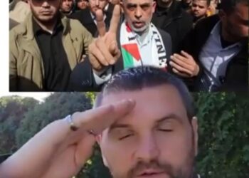 (فيديو) جندي امريكي يؤدي التحية للسنوار ويصفه بزعيم المقاومة