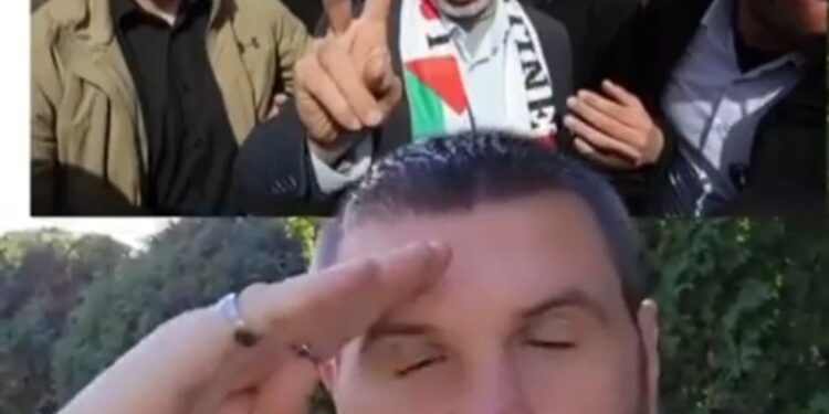 (فيديو) جندي امريكي يؤدي التحية للسنوار ويصفه بزعيم المقاومة