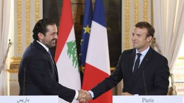 ماكرون يدعو الحريري واسرته الى فرنسا