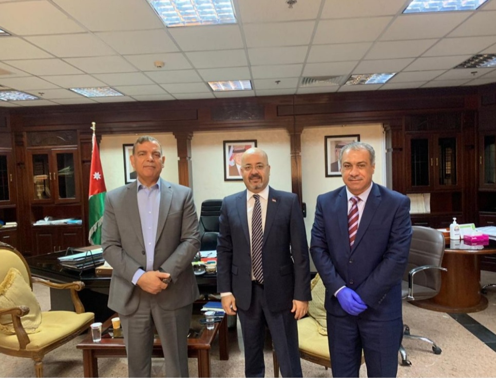 سفير العراق في الأردن يلتقي وزير الصحة لبحث التعاون الثنائي