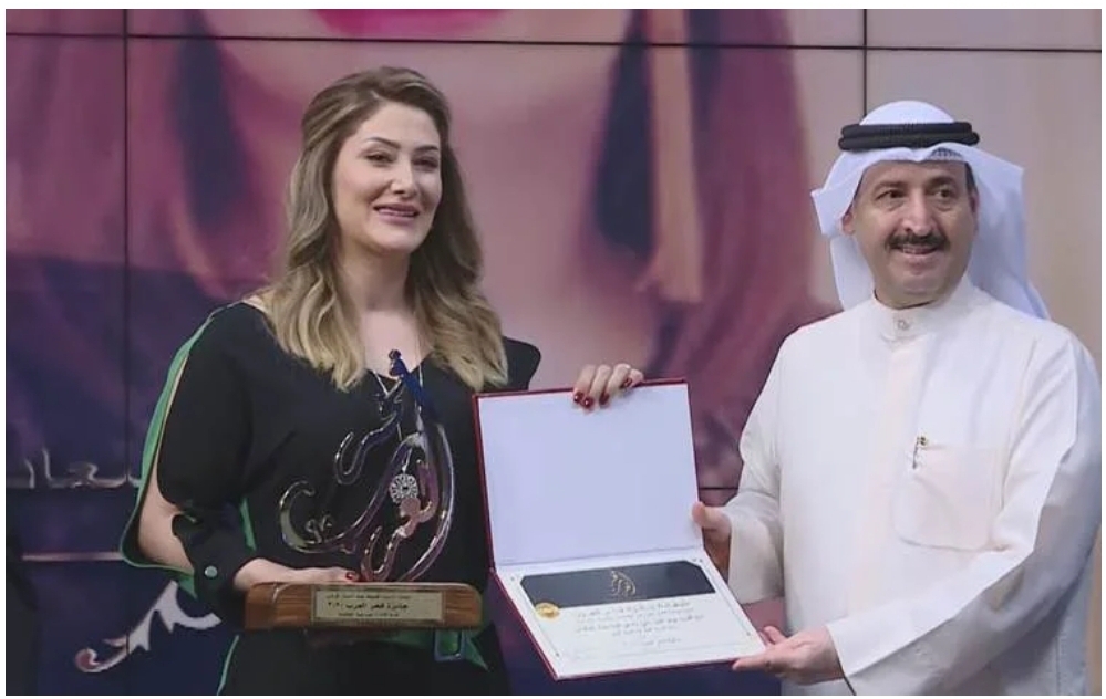 العراقية هميلا عبد الستار كردي تفوز بجائزة “فخر العرب”