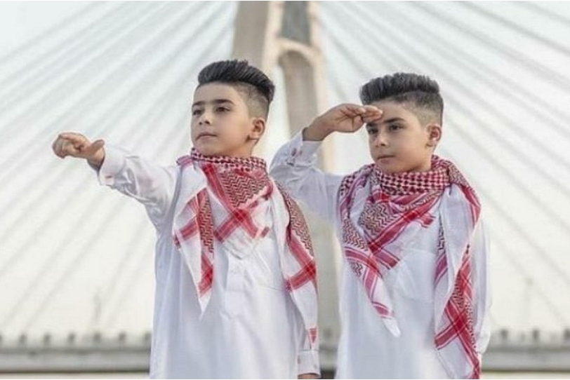 صورة لأطفال الأحواز تثحول الى وسما على وسائل التواصل الاجتماعي 