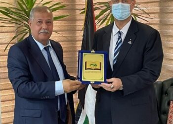 النداوي يبحث مع السفير الفلسطيني في مصر ومستشاره الثقافي سبل تعزيز التعاون المشترك