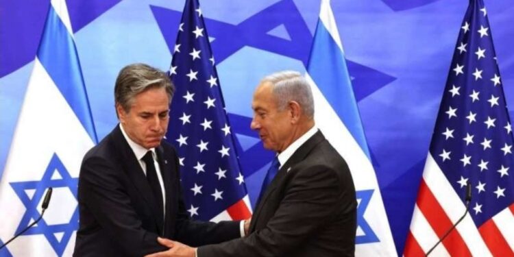 بلنكن مخاطبا العرب.. رحيل الغزيين او الابادة!