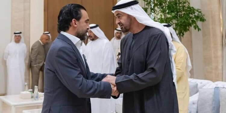 “بالصور” الحلبوسي يقدم واجب العزاء للشيخ محمد بن زايد بوفاة الشيخ طحنون بن محمد ال نهيان
