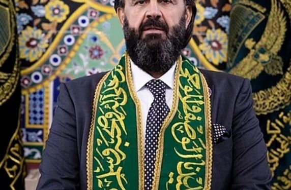 الشيخ شمس الدين محمد نهرو الكسنزان يتلقى برقية مواساة من الحاج قصي العيساوي