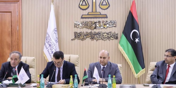 انعقاد ندوة علمية حول ظاهرة المفقودين في ليبيا بالمعهد العالي للقضاء. 