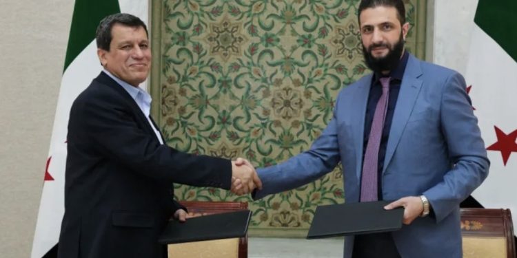 هذا ماتم الاتفاق عليه بين “الشرع وعبدي”