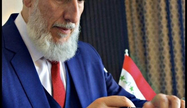 رئيس المجلس الوطني للمعارضة العراقية يلقي بيانا للشعب العراقي والعالم العربي والإسلامي والغربي