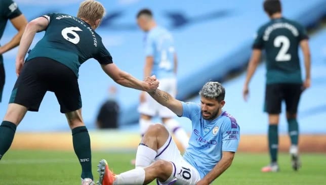 إمكانية لحاق أجويرو لمواجهة ريال مدريد