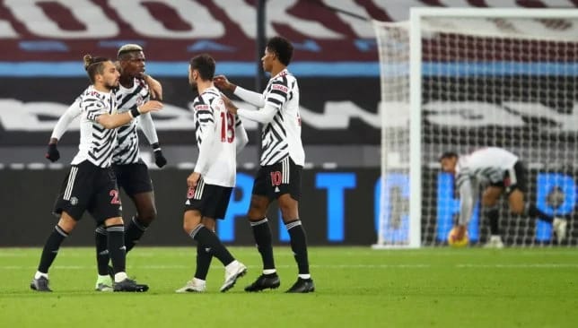 فيرنانديز وراشفورد يقودان مانشستر يونايتد لقلب الطاولة على وست هام