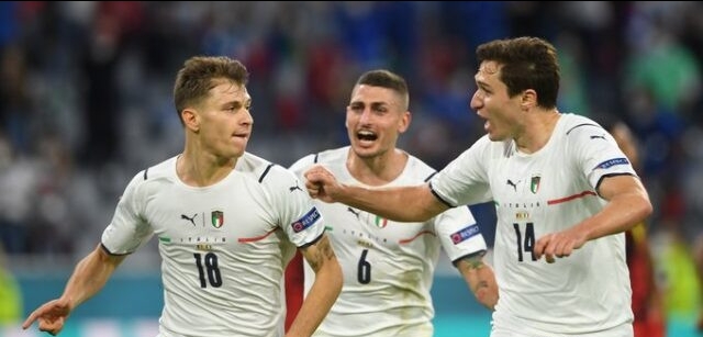 إيطاليا تعبر بلجيكا، وتصطدم بإسبانيا في نصف نهائي ناري!