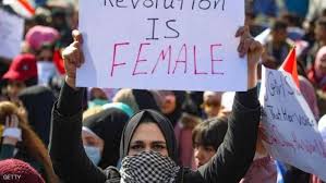 “صوت المرأة ثورة”.. انتفاضة العراقيات تشعل ساحات التظاهر