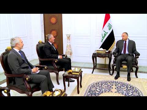 الكاظمي يلتقي السفير الأردني في بغداد