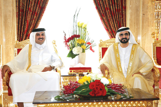 بعد المصالحة… أمير قطر يجري اتصالا هو الأول منذ سنوات بمحمد بن راشد